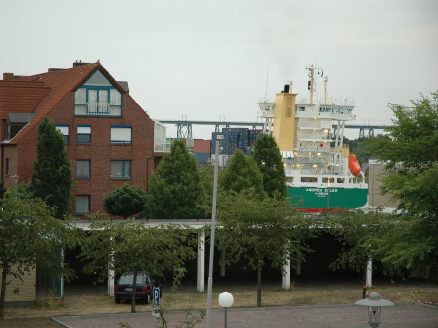 Ausblick vom Hotel in Rendsburg