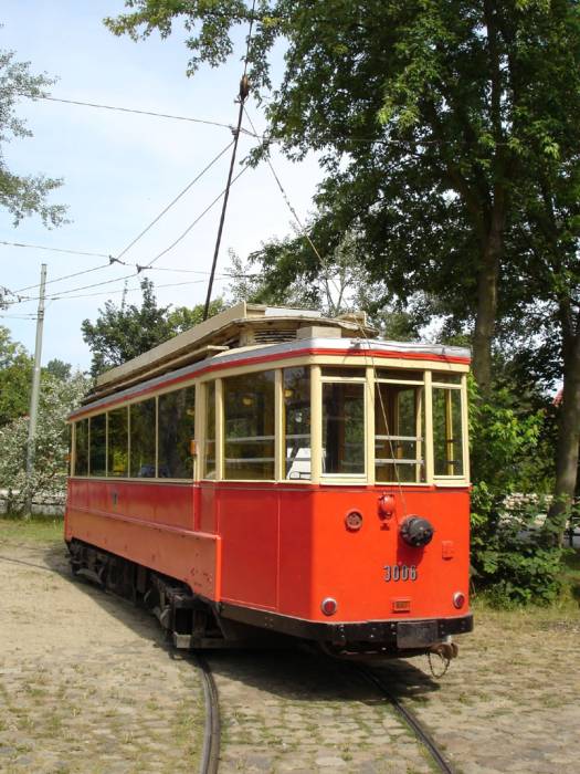 Historischer Strassenbahnbetrieb mit Wagen aus Kiel, Hamburg und Hannover