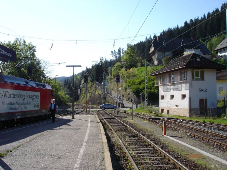 Umsteigen in Neustadt (Schwarzwald)