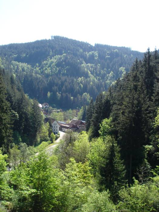 Blick in die schöne Landschaft