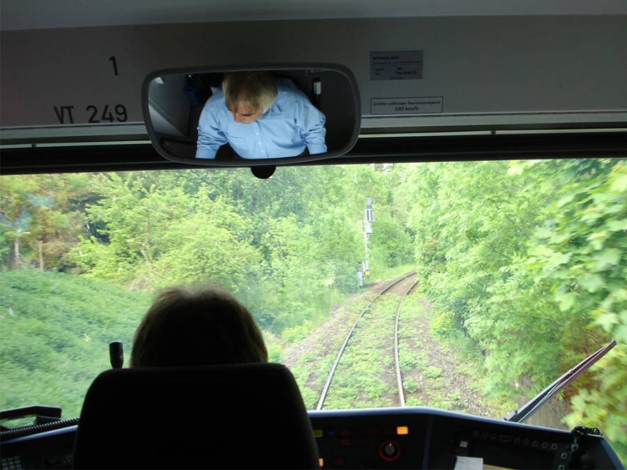 Die Heimreise war eine richtige Fahrt durchs Grüne.