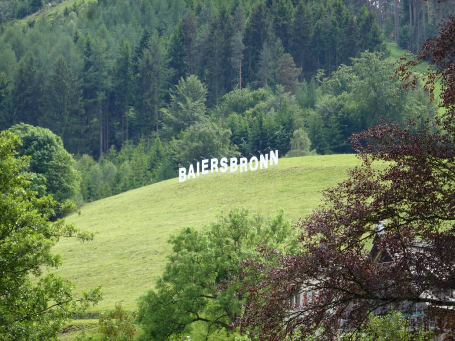 Ankunft in Baiersbronn.